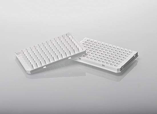 0.1ml透明QPCR半裙邊96孔板