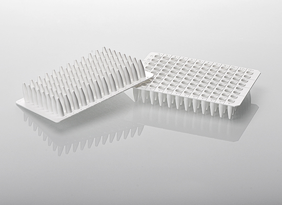 0.2ml白色QPCR無裙邊96孔板